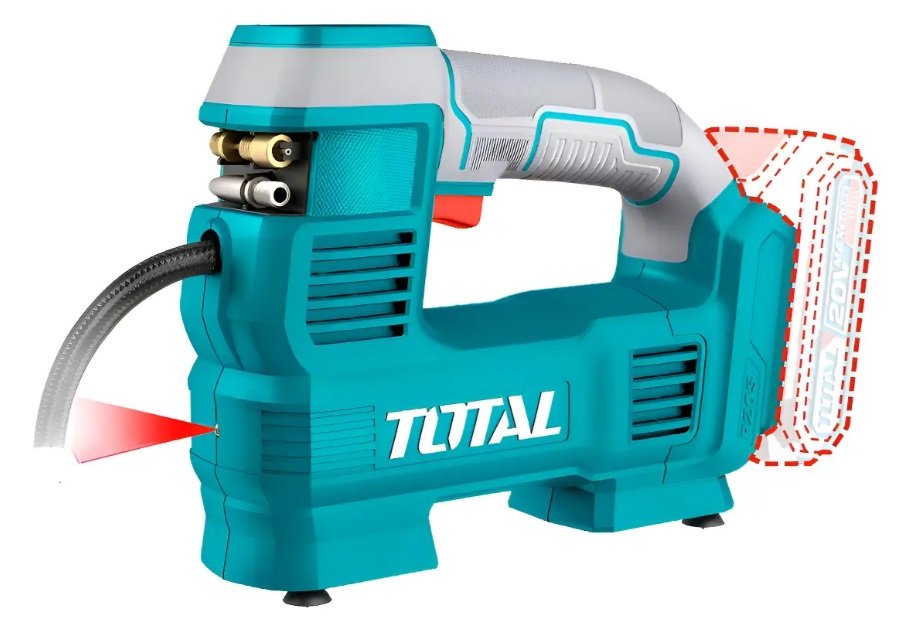 INFLADOR INALAMBRICO 20V 160PSI TOTAL TACLI2012
